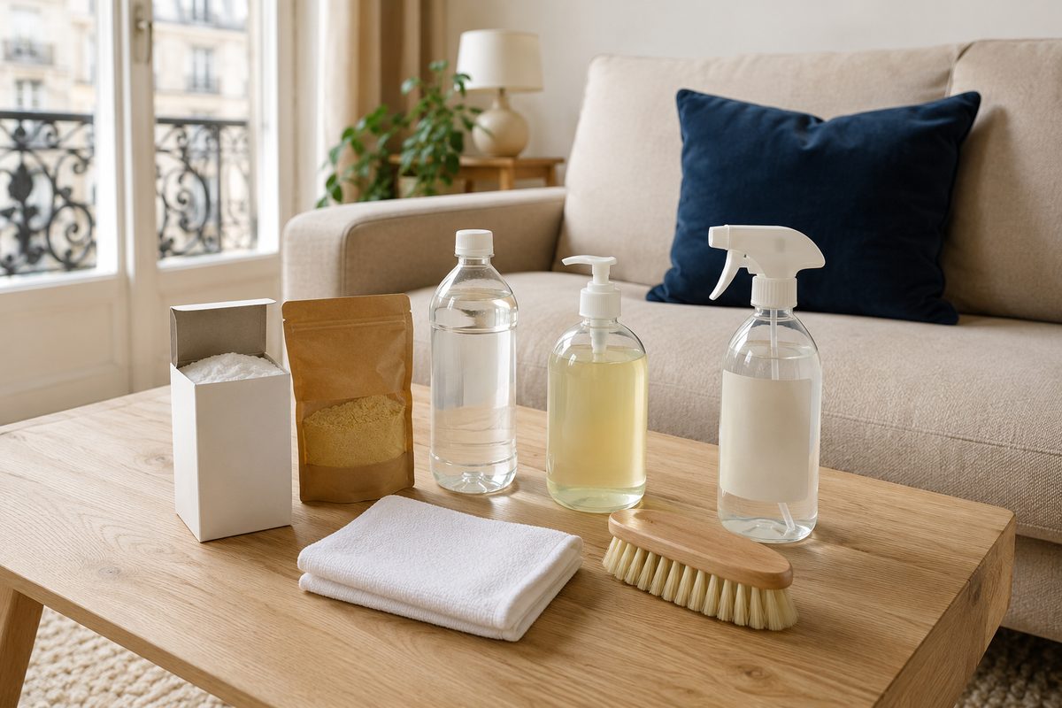 Quel produit pour nettoyer un canapé en tissu