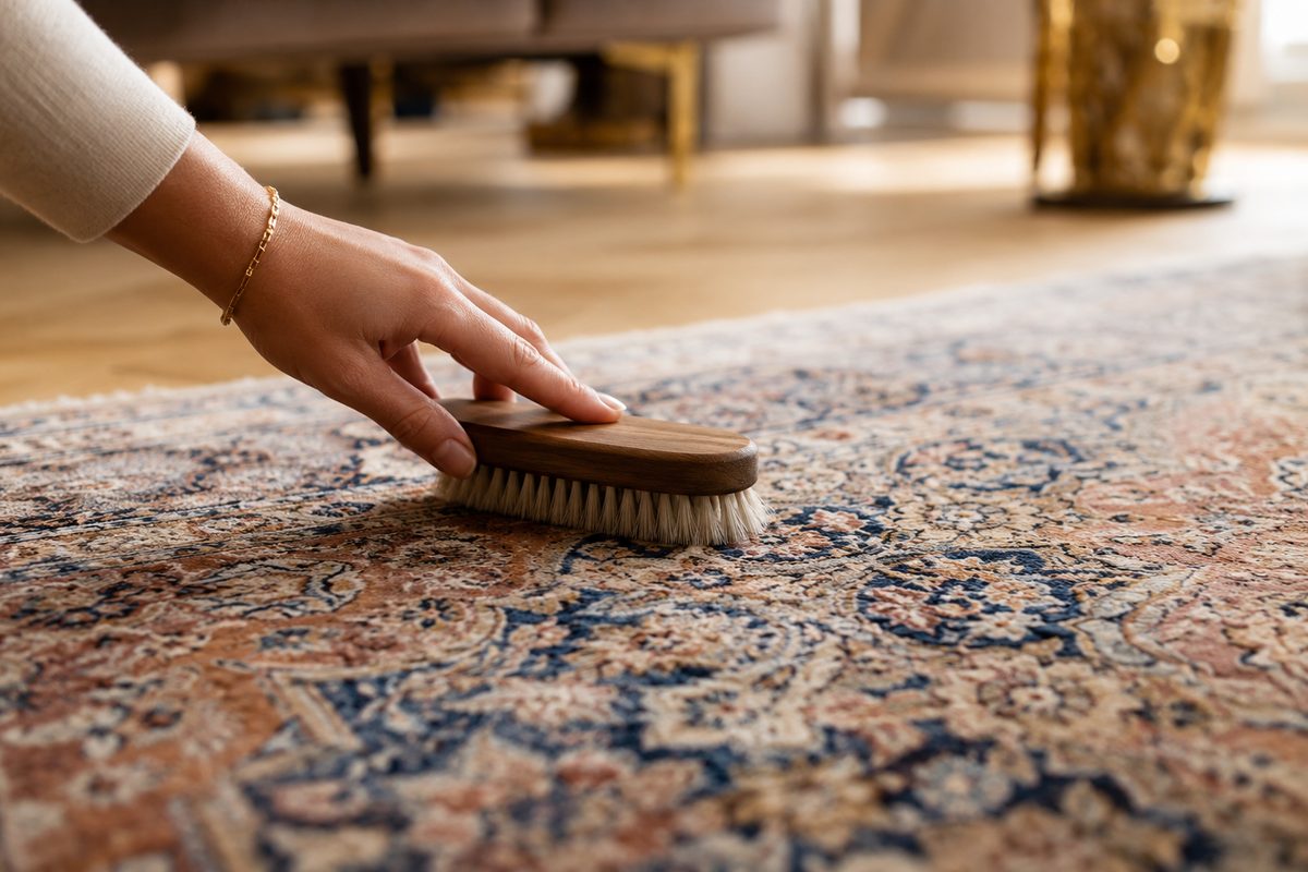 Nettoyer un tapis selon sa matière