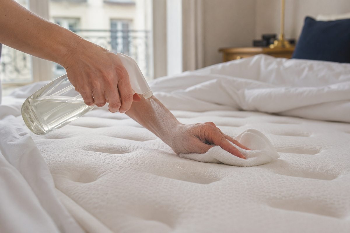 Enlever une tache d'urine sur un matelas