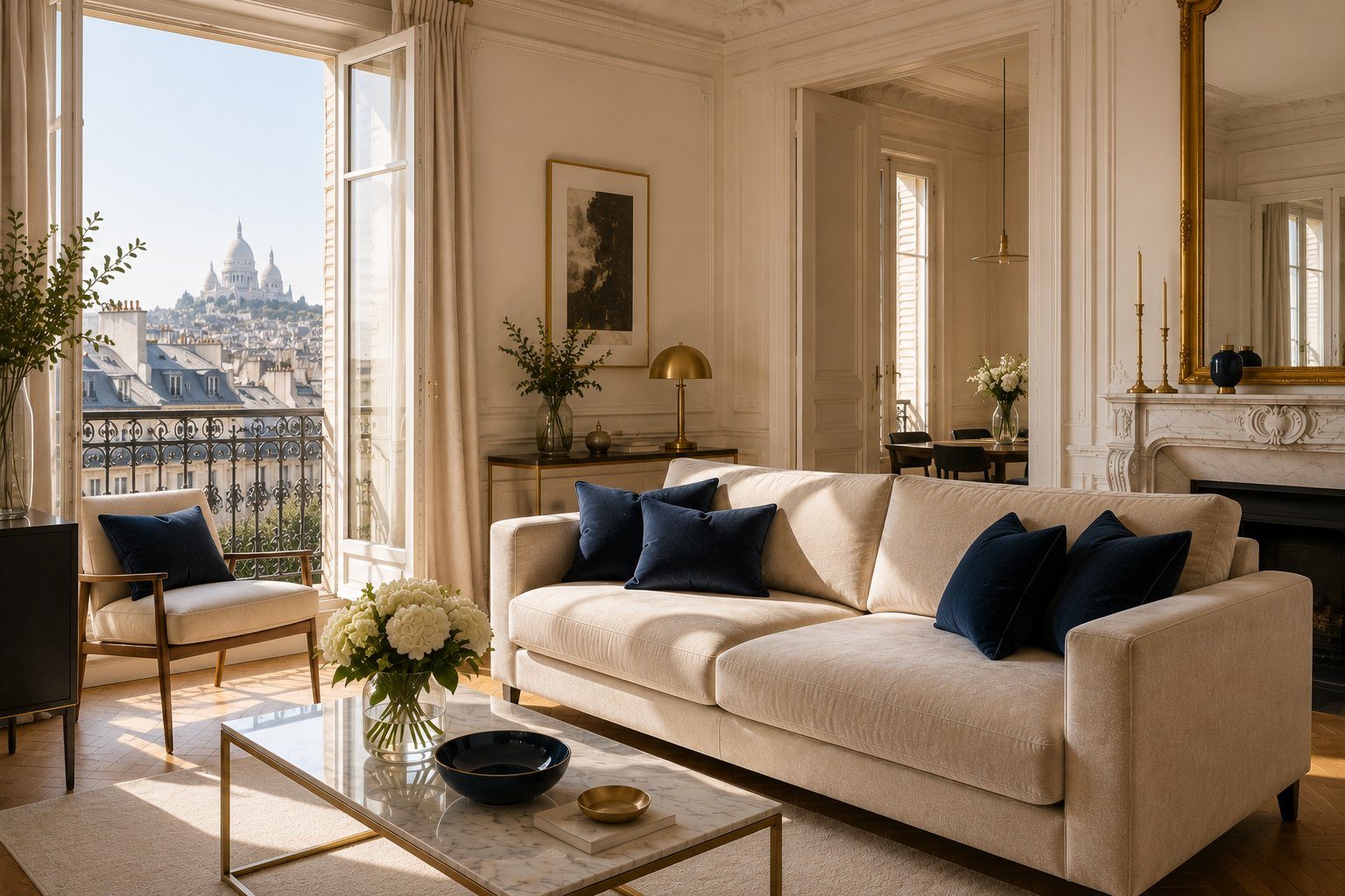Nettoyage canapé à domicile à Paris 17e par Éclatys Paris