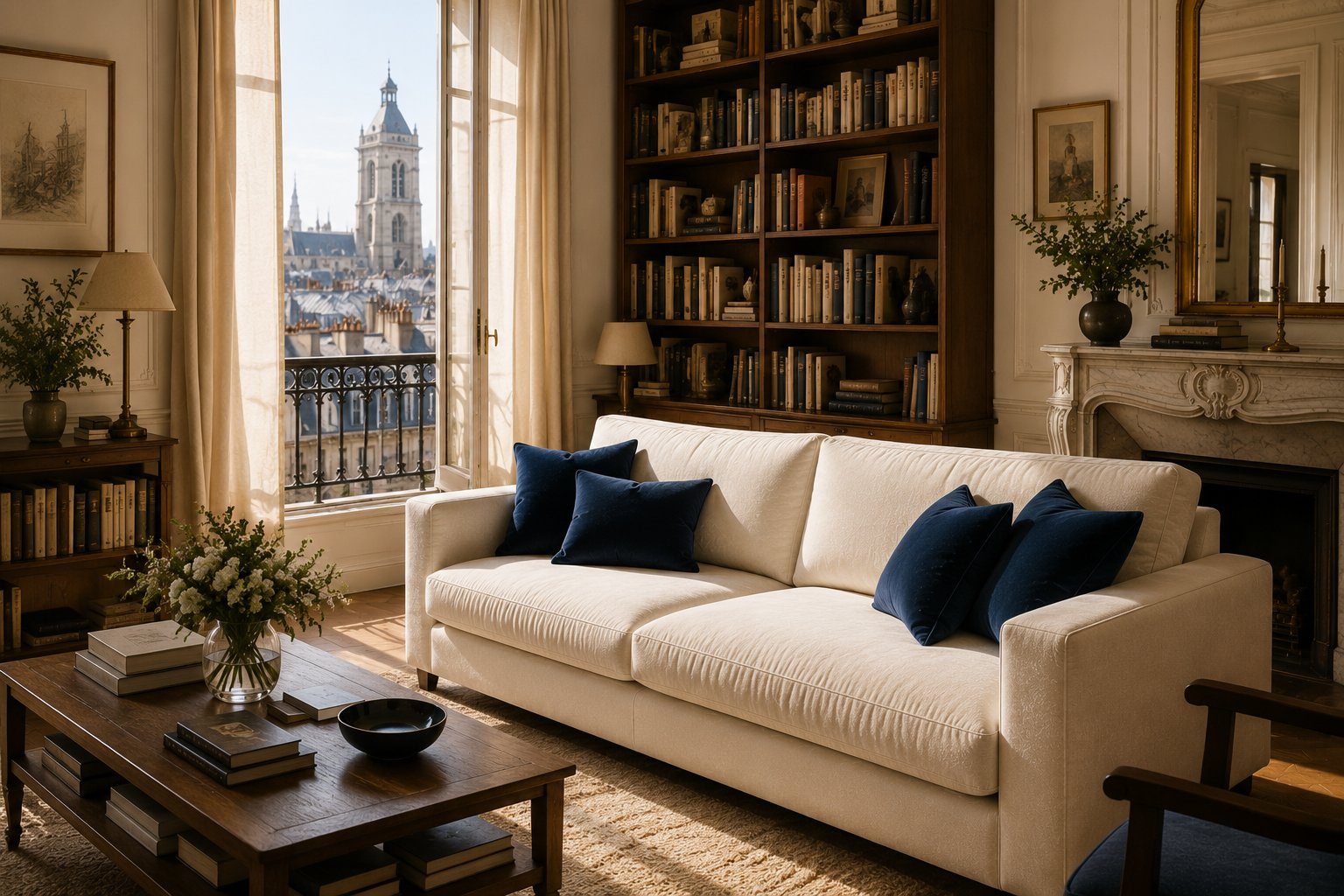 Nettoyage canapé à domicile à Paris 6e par Éclatys Paris