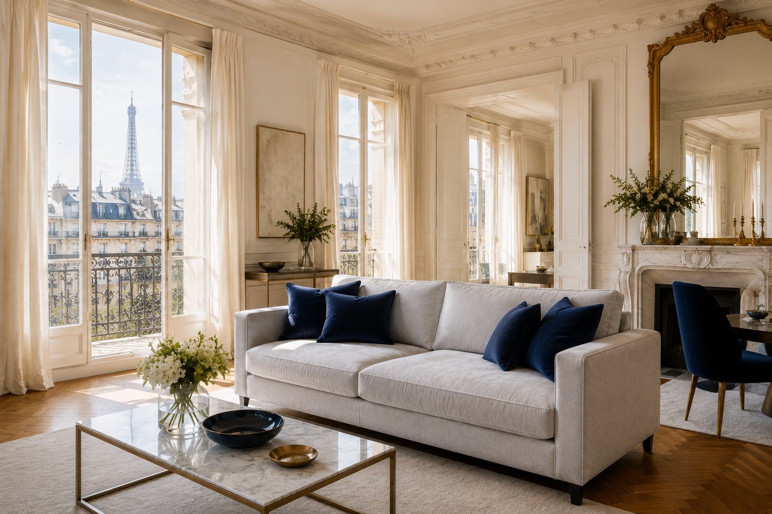 Nettoyage canapé à domicile à Paris 7e par Éclatys Paris