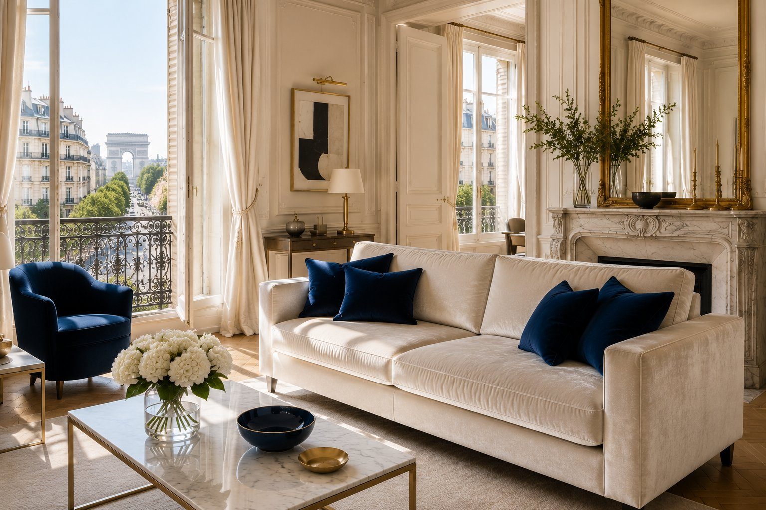 Nettoyage canapé à domicile à Paris 8e par Éclatys Paris