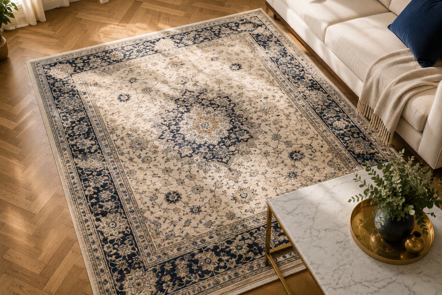 Nettoyage de tapis à domicile en Île-de-France par Éclatys Paris